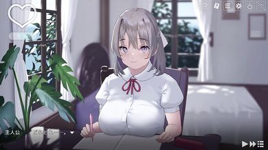 [# 03 Natsuguro Lesson Live Commentary] I can't stand the big breasts lady and can not stand it outdoors (live2D anime doujin eroge.