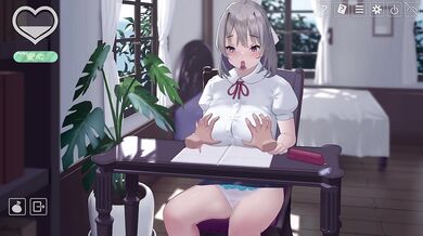 [# 03 Natsuguro Lesson Live Commentary] I can't stand the big breasts lady and can not stand it outdoors (live2D anime doujin eroge.