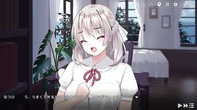 [# 03 Natsuguro Lesson Live Commentary] I can't stand the big breasts lady and can not stand it outdoors (live2D anime doujin eroge.