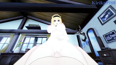 Roxanne and I have intense sex in the bedroom. - Harem in the Labyrinth of Another World POV Hentai