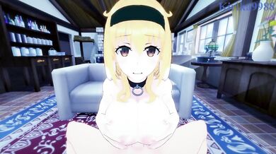 Roxanne and I have intense sex in the bedroom. - Harem in the Labyrinth of Another World POV Hentai