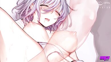 HENTAI PROS - Sexy Sergeant's Body Is Covered With Cum So Her Aide Helps Her Wash And Then Fucks Her