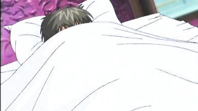 Cock sucking anime maid fucking