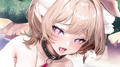 Playful Cute Girl Ruka Loves To Play With Master - Aeons echo game