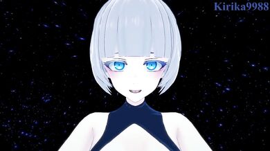 Nazuna Nanakusa and I have intense sex on a rooftop at night. - Call of the Night POV Hentai