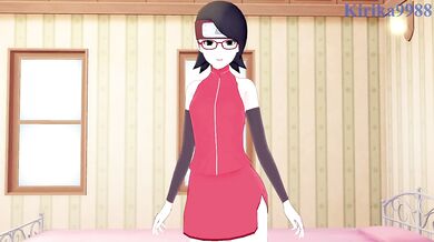 Sarada Uchiha and I have intense sex in the bedroom. - BORUTO -NARUTO NEXT GENERATIONS- POV Hentai