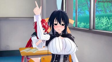 Kuroka & Irina Lesbian Sex | HS DXD NTR Madness 6 | Full Movie on Patreon Fantasyking3