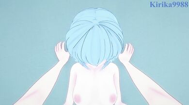 Rei Ayanami and I have intense sex in the bedroom. - Neon Genesis Evangelion POV Hentai
