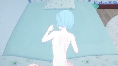 Rei Ayanami and I have intense sex in the bedroom. - Neon Genesis Evangelion POV Hentai