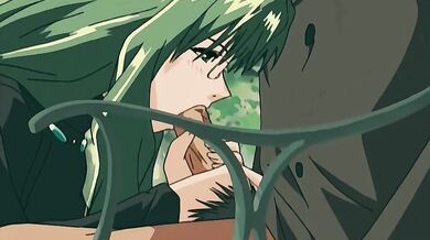 Busty Green Haired Babe Loves Getting Her Hairy Pussy Eaten in 69 Position