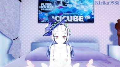 Murasaki Shion and I have intense sex in the bedroom. - Hololive VTuber POV Hentai