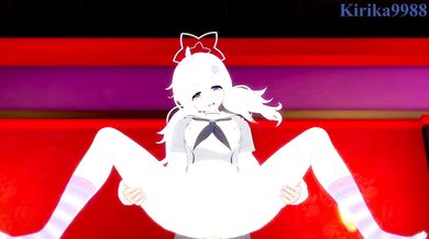 Uzawa Reisa and I have intense sex at a love hotel. - Blue Archive Hentai
