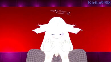 Uzawa Reisa and I have intense sex at a love hotel. - Blue Archive Hentai