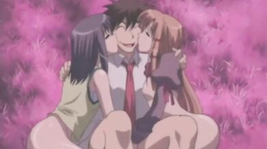 Horny busty anime teen gets her tight pussy fucked
