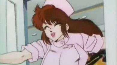 Lesbian anime nurses strapon fucking