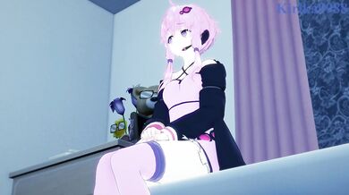 Yuzuki Yukari and I have intense sex at home. - VOCALOID Hentai