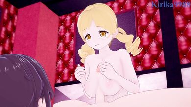 Tomoe and I have intense sex in a secret room. - Puella Magi Madoka Magica Hentai