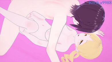 Tomoe and I have intense sex in a secret room. - Puella Magi Madoka Magica Hentai