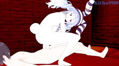 Usada Pekora and I have intense sex in a secret room. - Hololive VTuber Hentai