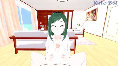 Inko Midoriya and I have intense sex in the living room. - My Hero Academia POV Hentai