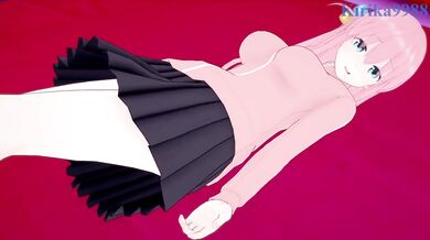 Hitori Gotō and I have intense sex at a love hotel. - Bocchi the Rock! POV Hentai