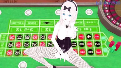Chika Fujiwara and I have intense sex in the casino. - Kaguya-sama Love Is War Hentai