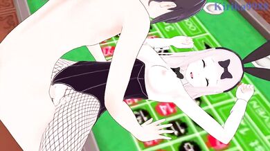 Chika Fujiwara and I have intense sex in the casino. - Kaguya-sama Love Is War Hentai