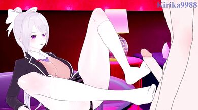 Higuchi Kaede and I have intense sex at a love hotel. - Nijisanji VTuber Hentai
