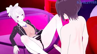 Higuchi Kaede and I have intense sex at a love hotel. - Nijisanji VTuber Hentai