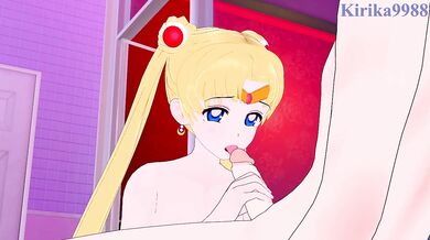 Sailor Moon (Usagi Tsukino) and I have intense sex at a love hotel. - Sailor Moon Hentai