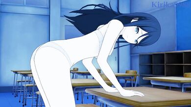 Ichika Hoshino and I have intense sex in the classroom at night. - Project SEKAI Hentai