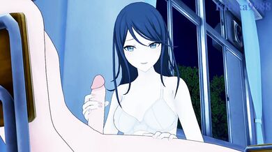 Ichika Hoshino and I have intense sex in the classroom at night. - Project SEKAI Hentai