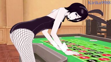 Rukia Kuchiki (Bunny Girl ver.) and I have intense sex in the casino. - BLEACH Hentai