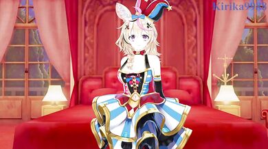 Omaru Polka and I have intense sex in the bedroom. - Hololive VTuber Hentai
