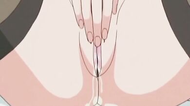 Maid masturbates hard as her boss watches
