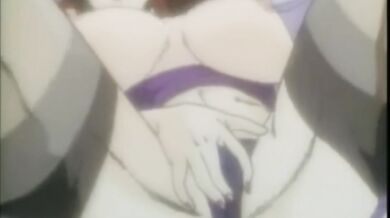 Blonde anime chick rides cock before BDSM