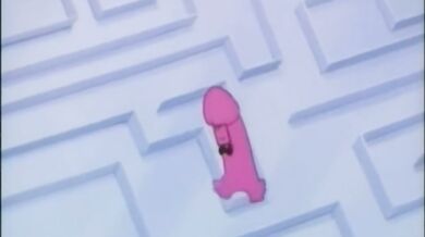 Blonde anime chick rides cock before BDSM