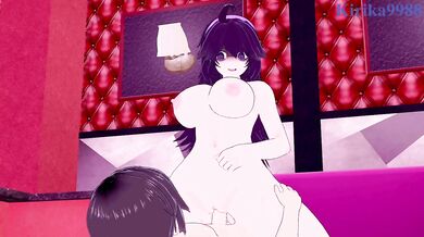 Hex Maniac (Occult Maniac) and I have intense sex in a secret room. - Pokémon Hentai