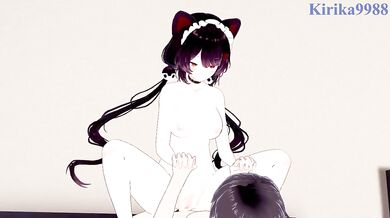 Inui Toko and I have intense sex in the bedroom. - Nijisanji VTuber Hentai
