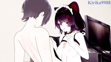 Inui Toko and I have intense sex in the bedroom. - Nijisanji VTuber Hentai