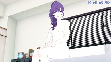 Mafuyu Asahina and I have intense sex in the bedroom. - Project SEKAI Hentai