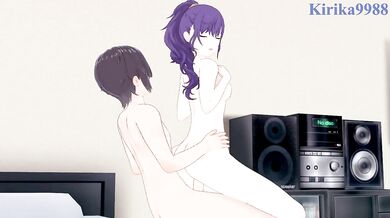 Mafuyu Asahina and I have intense sex in the bedroom. - Project SEKAI Hentai