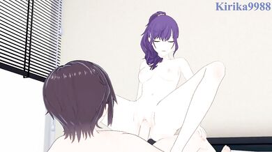 Mafuyu Asahina and I have intense sex in the bedroom. - Project SEKAI Hentai
