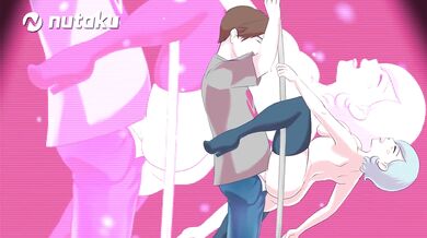 Stripper breaks dancing pole while getting fucked hard