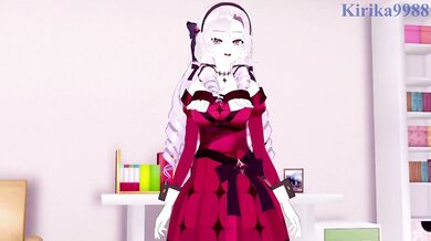 Hyakumantenbara Salome and I have intense sex in the bedroom. - Nijisanji VTuber Hentai