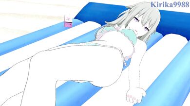 Kusanagi and I have intense sex on the beach. - Project SEKAI Hentai