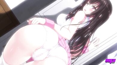 Hentai Pros - Koji Watches His Slutty Gf Getting Fucked In Her Ass & Pussy In Front Of The Camera