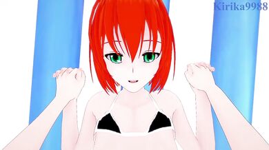 Chise Hatori and I have intense sex on the beach. - The Ancient Magus' Bride Hentai