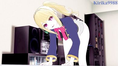 Ruby Hoshino and I have intense sex in the bedroom. - Oshi no Ko Hentai