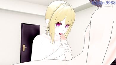 Ruby Hoshino and I have intense sex in the bedroom. - Oshi no Ko Hentai